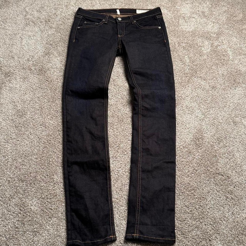 RAG & BONE DARK INDIGO "SKINNY" JEANS